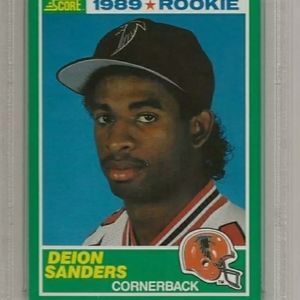 1989 score DEION SANDERS rookie